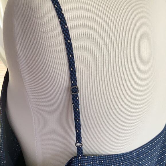 Banana Republic Blue Top W/Waist Tie, Size M - Picture 6 of 8